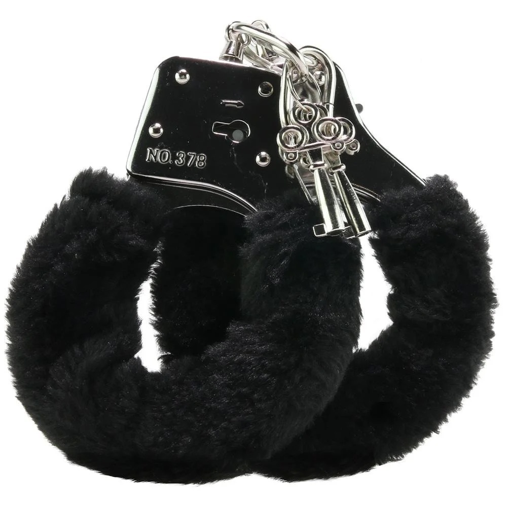 Furry Handcuffs - Black
